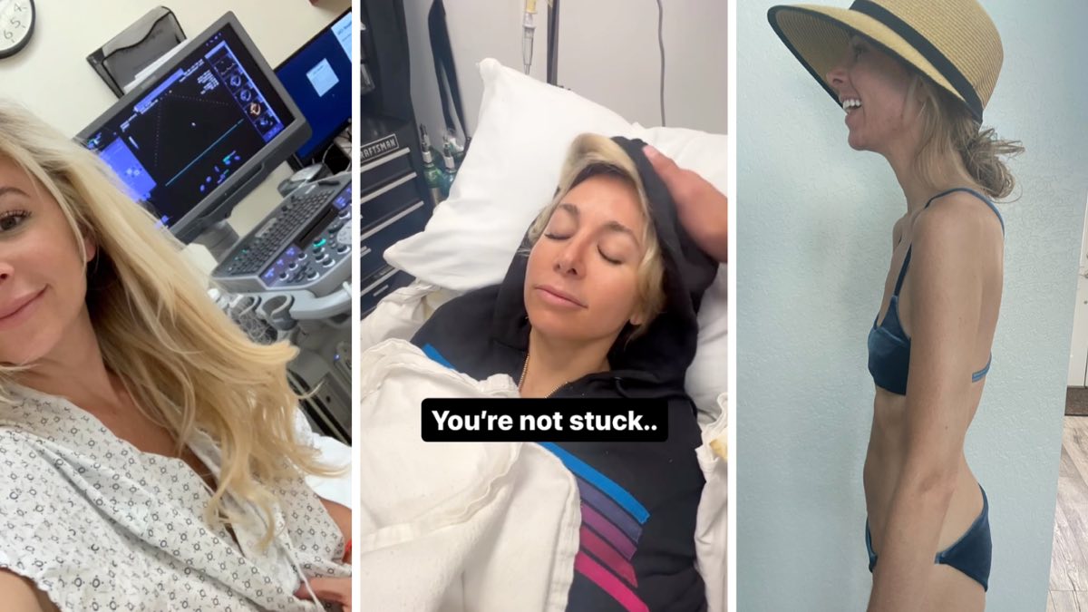 Kaitlin during years of illness