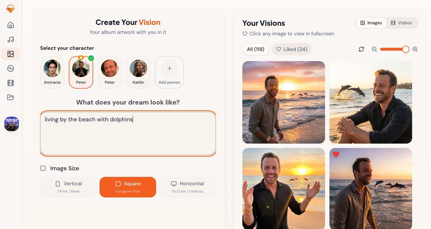 Lovify — Create Your Vision